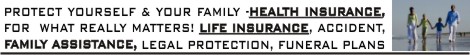 [Protect yourself and your family - Health insurance for what really matters! Life insrance, accident, family assistance, legal protection, funeral plans]